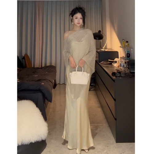 罩衫搭配裙子套装女春夏