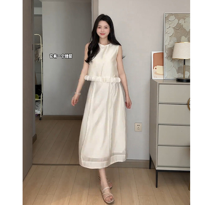 法式定制小衫夏季半身裙珠光