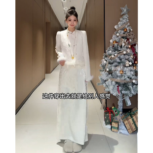 向晚意 STUDIO 新中式女装国风轻奢高级感穿搭一整套夹棉马甲套装