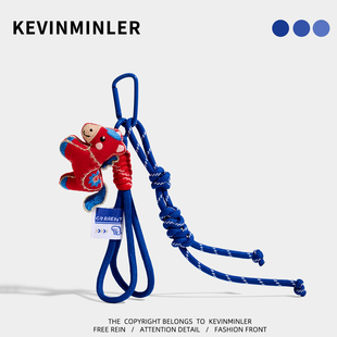 KEVINMINLER原创中国红小马包挂件挂绳钥匙扣车挂饰2026马年礼物