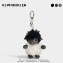 KEVINMINLER原创丑萌可爱小羊书包包挂件毛绒车钥匙扣公仔挂饰女