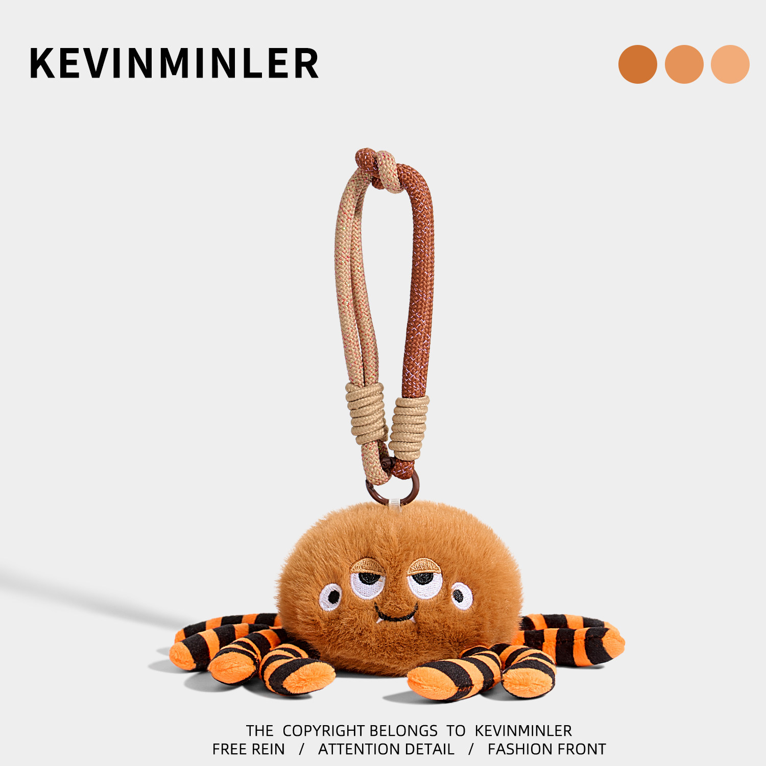KEVINMINLER原创蜘蛛精包挂件高级感小众钥匙扣车挂饰万圣节礼物图片