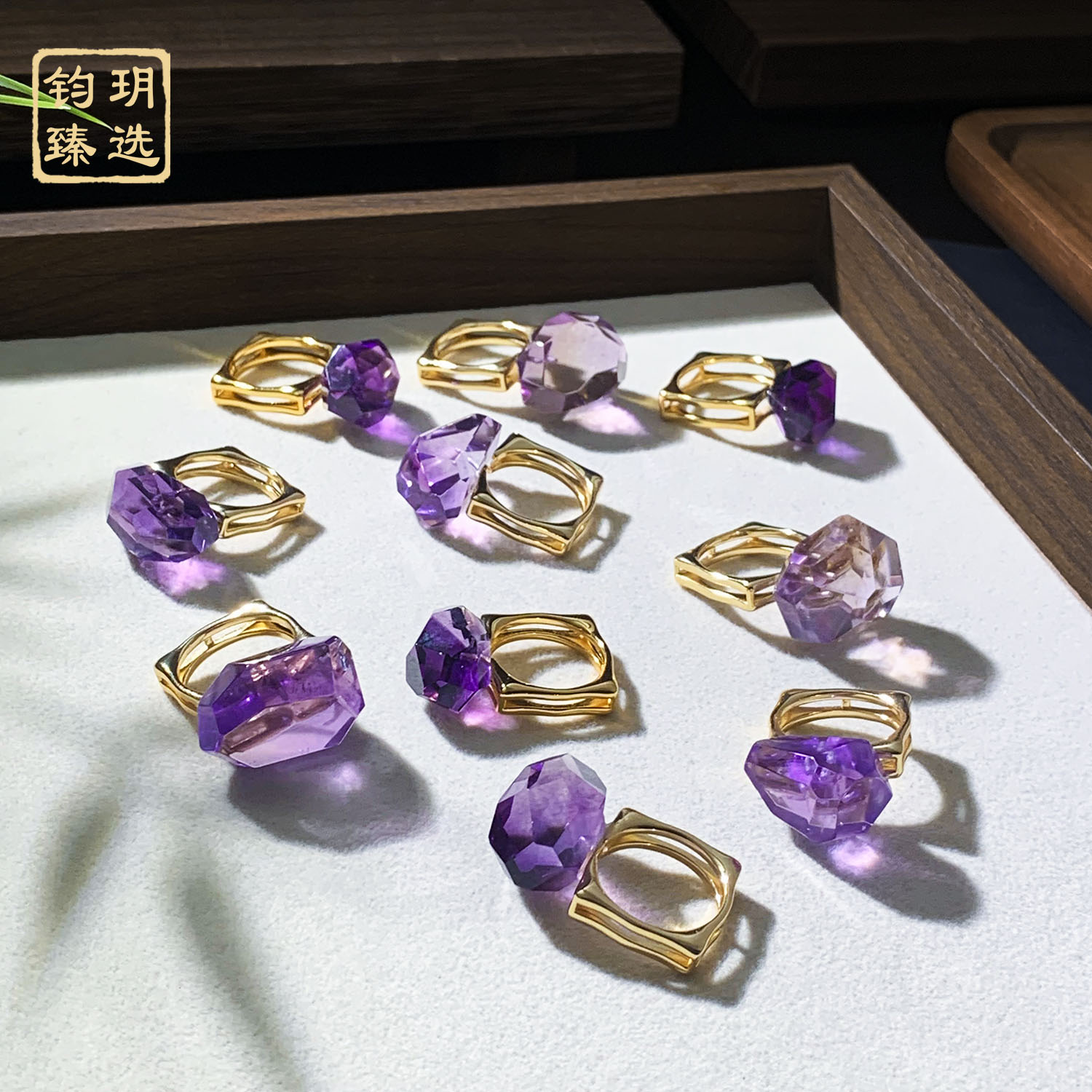 典藏级稀缺紫随行戒指（统一圈口）多样性发一 AN0048