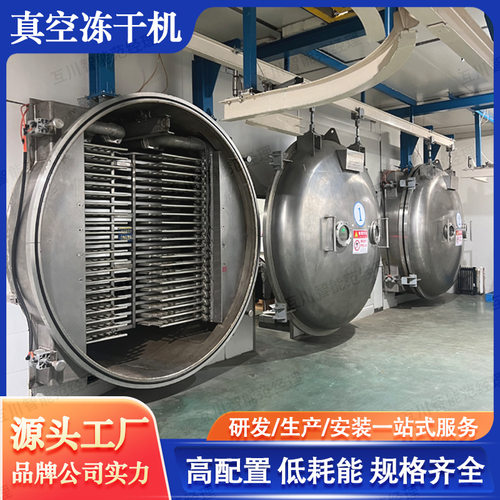 FD真空冷冻干燥机 莲子银耳羹冻干设备 银耳燕窝羹真空冻干机商用