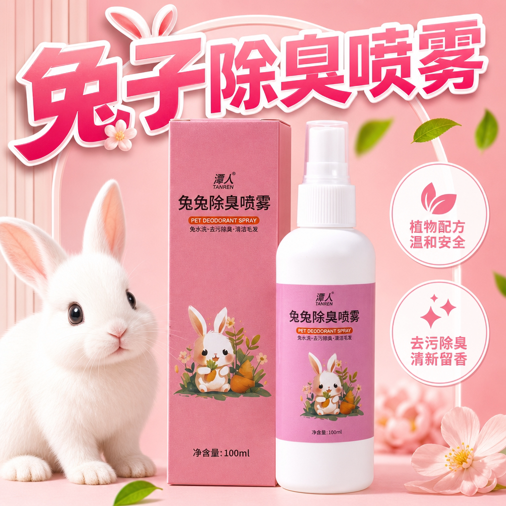 兔兔除臭除异味喷雾日常清洁