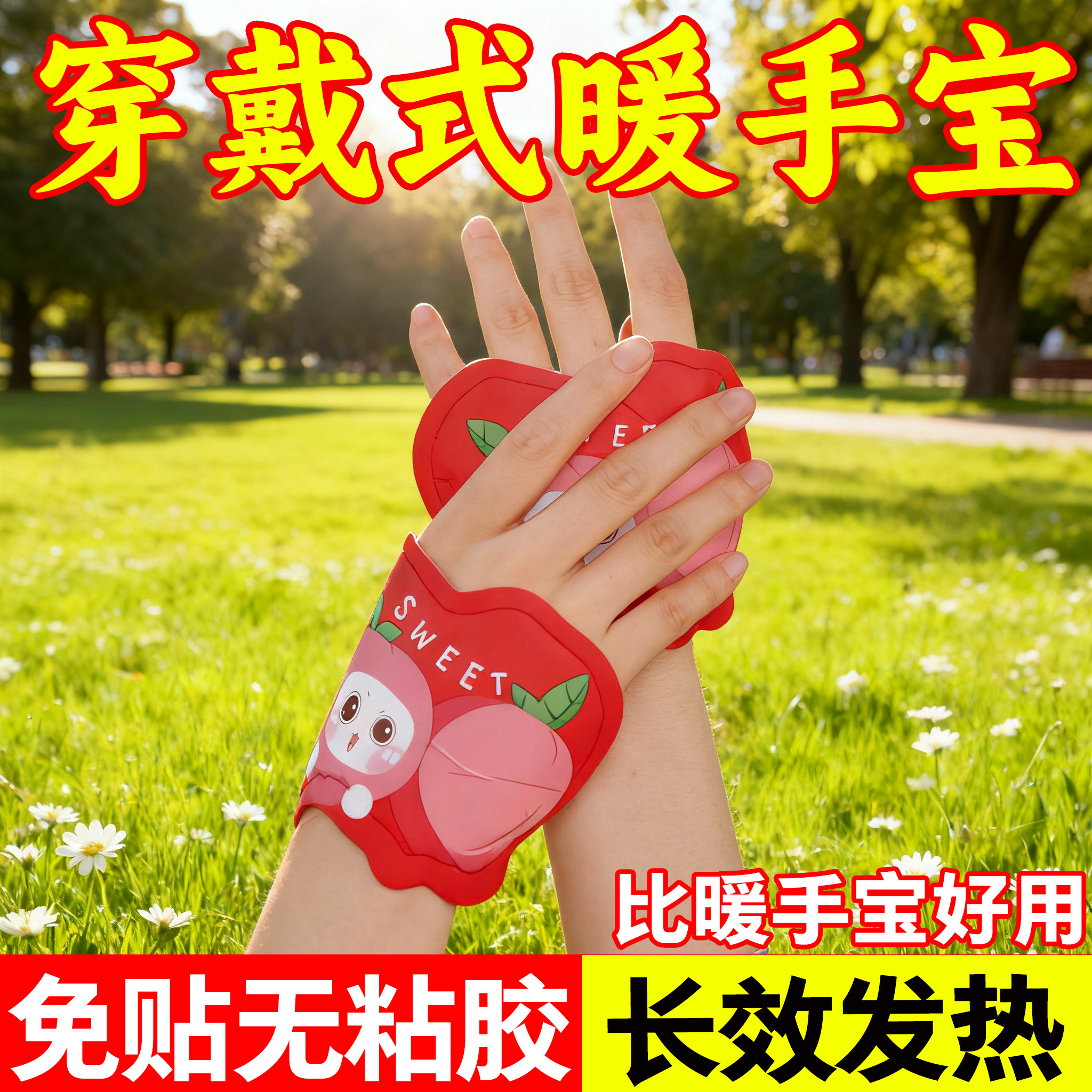 穿戴式暖手宝贴自发热小学生专用
