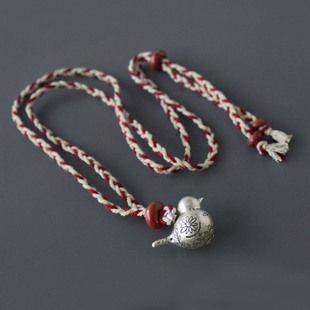 满足鸟编织项链25年春季新款设计小众气质长款可调节小鸟项链