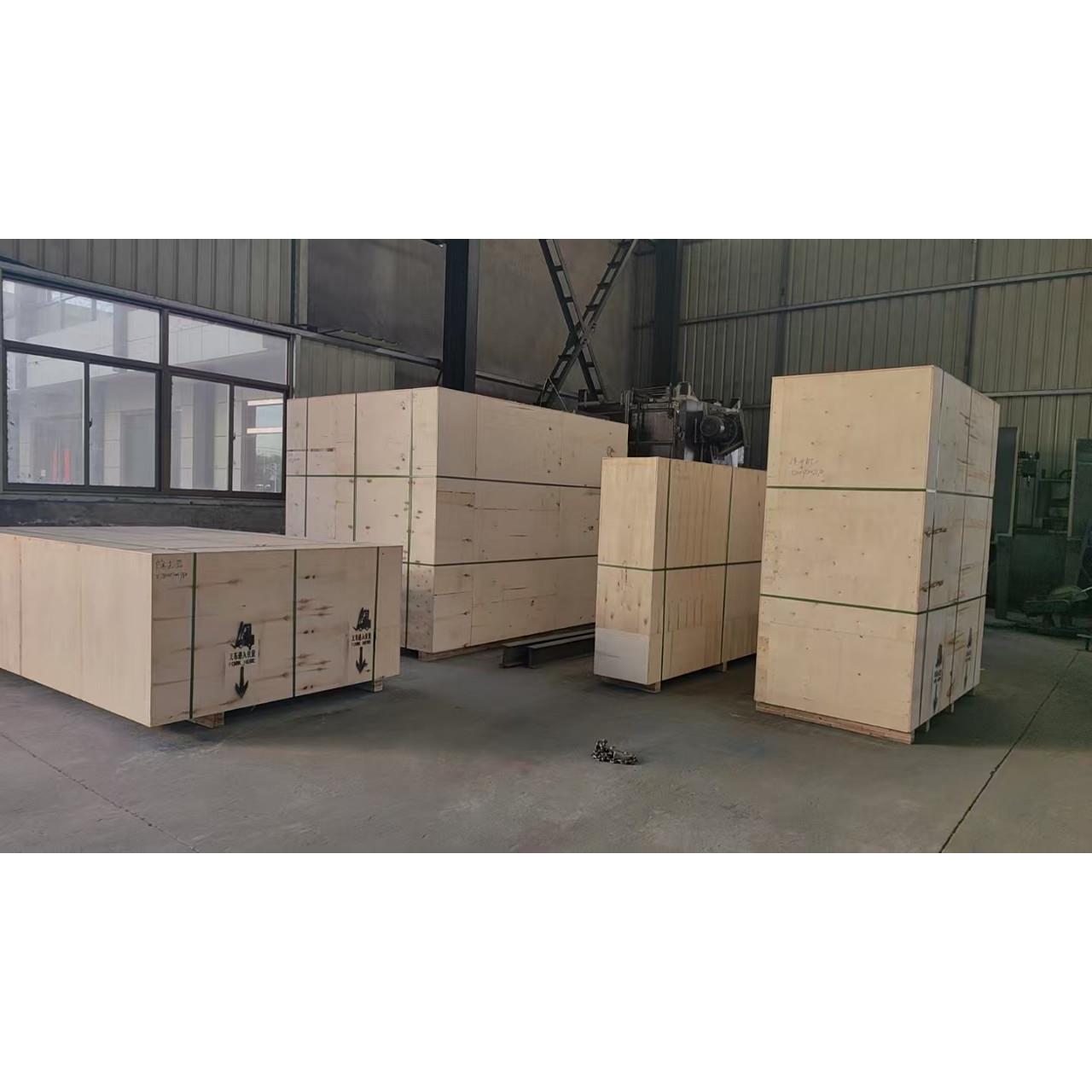 抛丸机出口包装箱木箱薰蒸箱加固包装箱