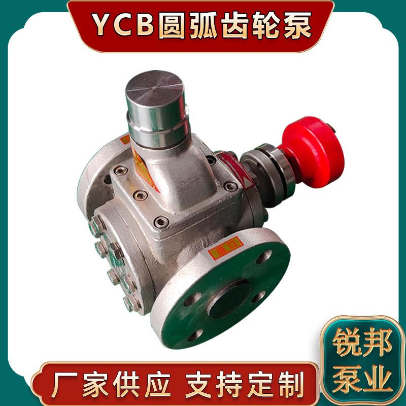 不锈钢YCB0.6-0.6齿轮泵润滑油机油输送泵燃油电动增压泵高压