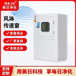 洁净无尘车间304不锈钢风淋传递窗实验室百级洁净风淋互锁传递箱