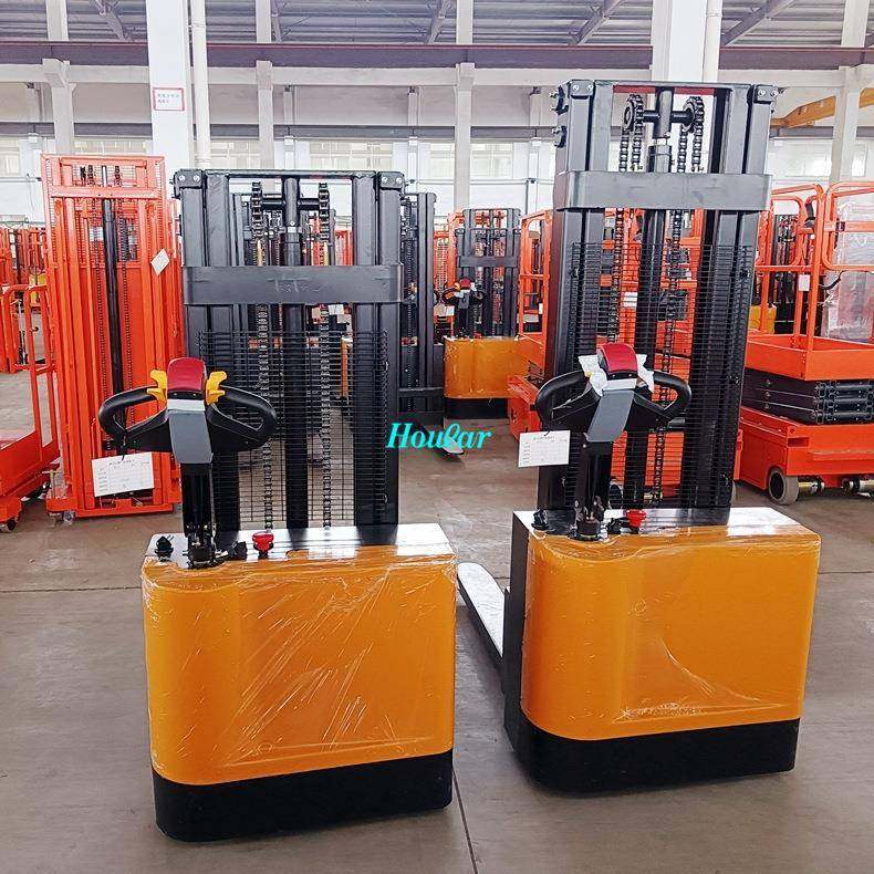 FSEM载重1吨/升高2米/2.5米/米步行式叉车简易电动堆高车堆垛车