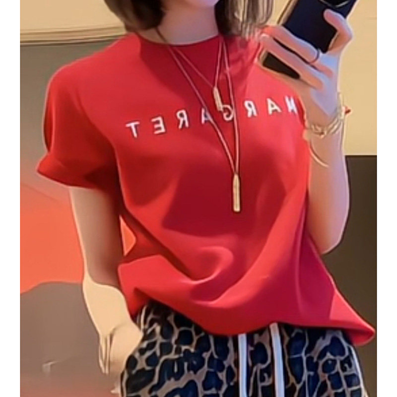 韩系气质立体印花字母短袖T恤女春夏宽松打底衫上衣ins小个子体恤,女装/女士精品,大码内搭,淘宝优惠券,粉丝福利购,淘宝优惠卷