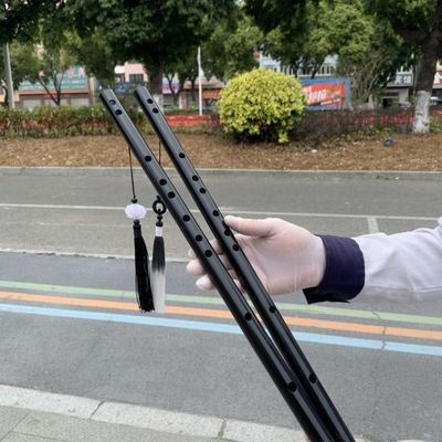 乐器黑色笛子新手初学成人入门乐器横笛魏无恙横吹古风PPR水管笛