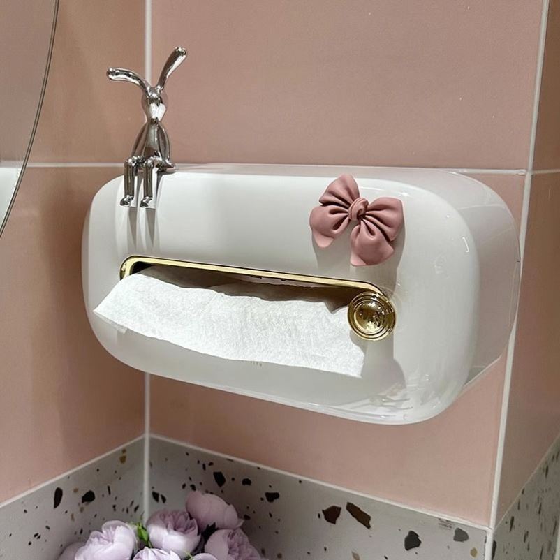 洗脸巾收纳盒壁挂免打孔浴室卫生间抽纸盒一次性洁面擦脸巾置物架