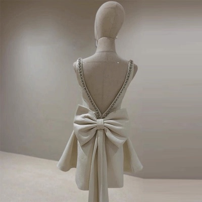 法式减龄小香风连衣裙女2