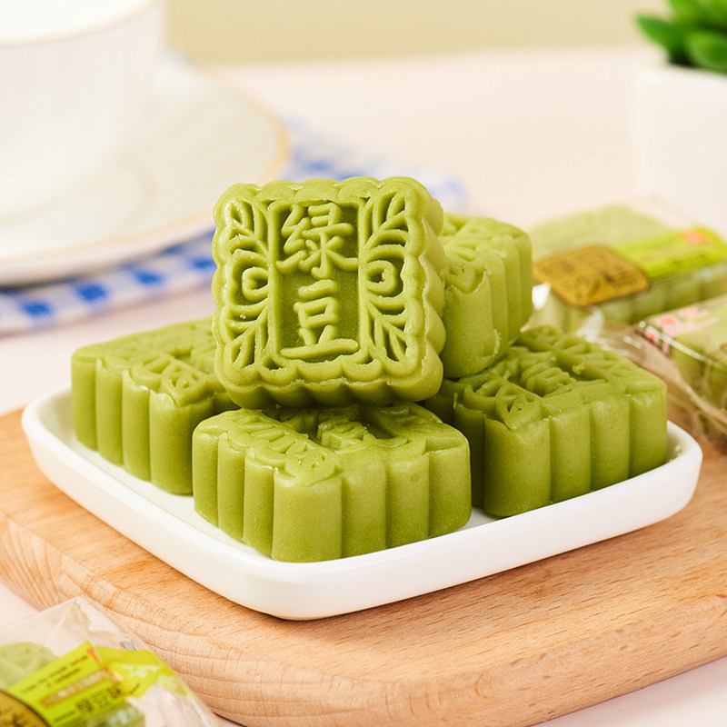 绿豆糕老式传统老人儿童糕点心独立包装休闲网红零食小吃