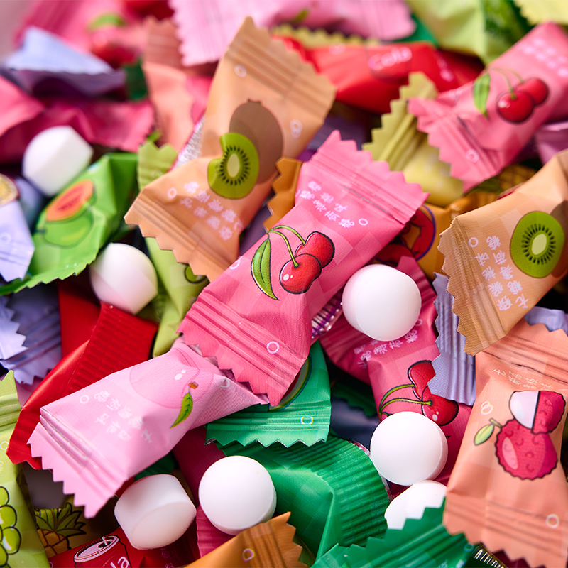 12种果味无糖薄荷糖独立小包装老式薄荷糖清凉薄荷糖强劲清凉