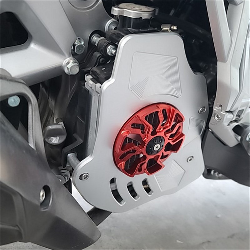 适用大阳ADV150水箱罩散热器罩水箱网力帆KPV150风叶风扇改装配件