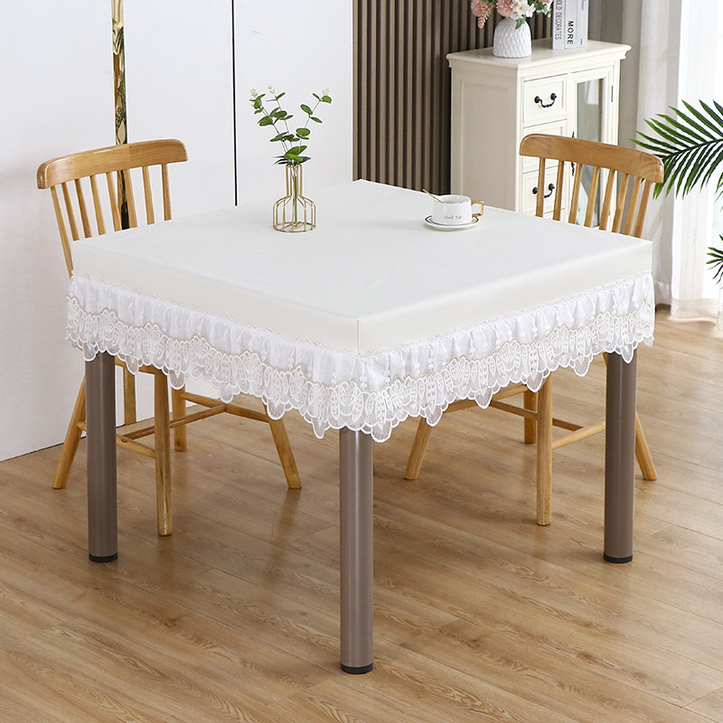 麻将桌套罩烤火桌子罩套方桌子桌布免洗防水防油正方形八仙桌盖布