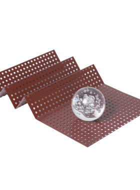 现代简约红色铁艺折叠镂空网屏风摆件样板房售楼处书柜体软装饰品