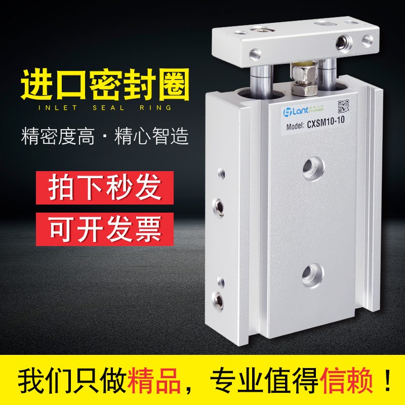 蓝泰小型双杆双轴气缸CXSM/CXSL/TR15-10*10/20/30/40/50/60/100