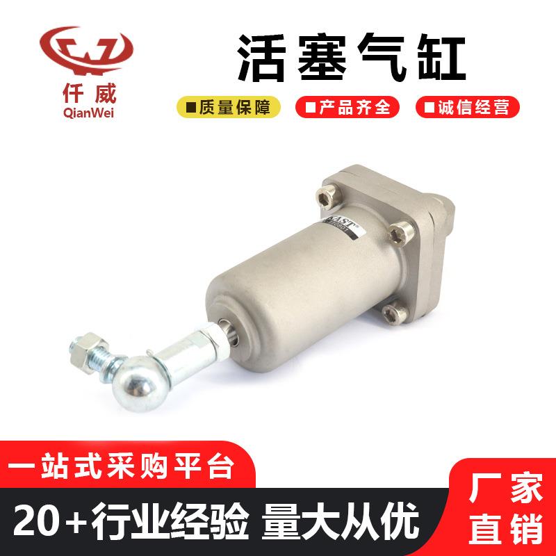 活塞气缸不锈钢气缸活塞杆气缸双轴活塞式气缸