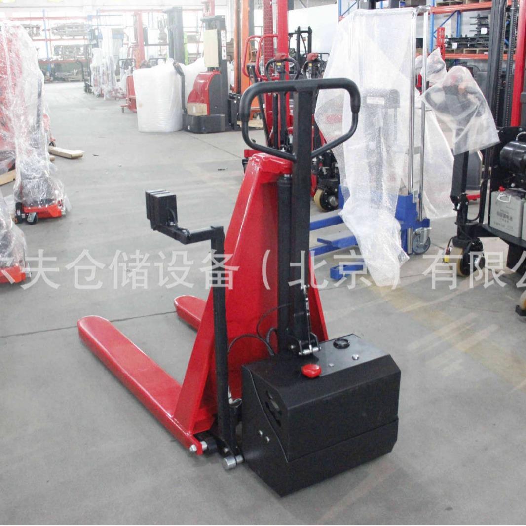 红外感应自动升降电动高提升搬运车免弯腰堆高车叉车