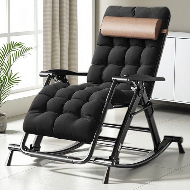 摇摇椅躺椅成人可睡觉家用休闲阳台椅轻奢懒人沙发折叠椅老人专用