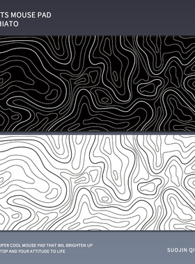 动漫二次元黑白线条女孩鼠标垫超大号办公电竞外设游戏垫键盘垫