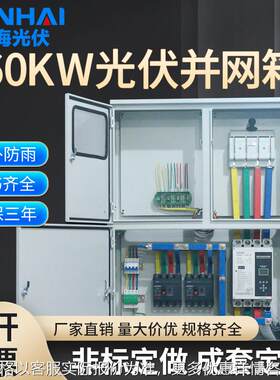 金属光伏发电配电箱户外防水160KW光伏分布式光伏并网配电箱