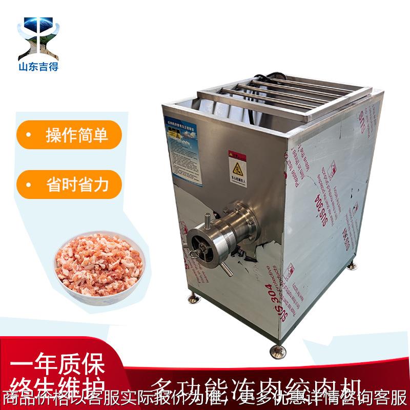 定制大功率冻肉立式绞碎机 冻盘冻肉绞肉机 海产品饺 子馅绞肉机