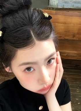 山茶花丝绒发夹小香风高级感侧边刘海夹复古法式珍珠发卡发饰头饰