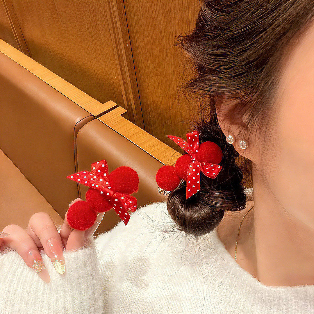 新年喜庆红色糖葫芦新中式发夹边夹侧边刘海夹女前额汉服发卡头饰,饰品/流行首饰/时尚饰品新,发饰,淘宝优惠券,粉丝福利购,淘宝优惠卷