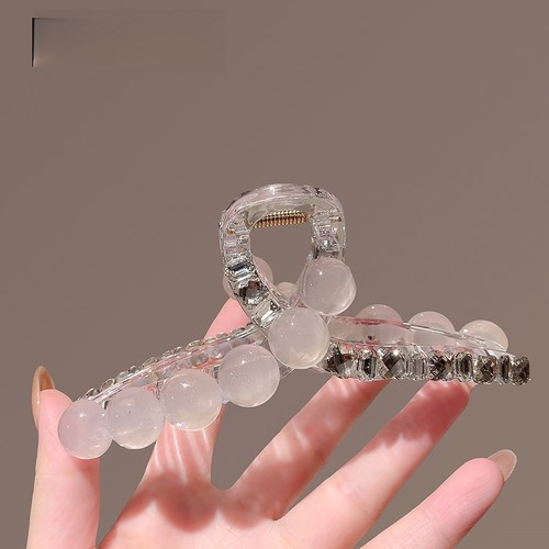 精致珠珠镶钻大号抓夹