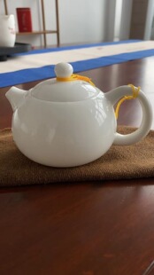 羊脂玉泡茶壶单壶陶瓷家用煮茶器冲茶水壶沏茶具德化白瓷瓷器专用
