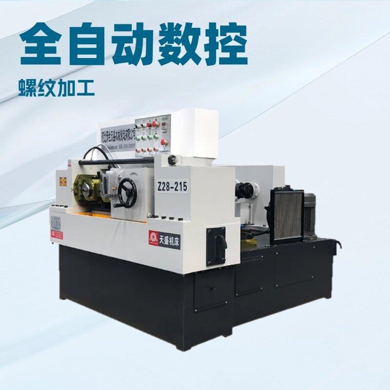 Z28-215型全自动数控钢筋滚丝机 建筑液压两轴螺纹加工滚牙机