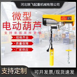 定制微型电动葫芦 220V家用轻小吊机绞盘微型葫芦 200kg 1000kg