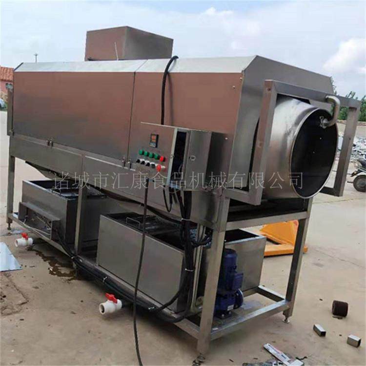 汇康制造全自动滚筒清洗机 零部件螺旋式清洗设备 包装袋洗污机