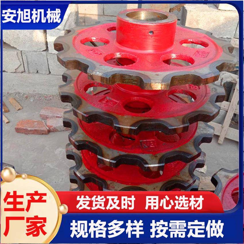 提升机链轮齿轮工业刮板机矿用不锈钢链轮提升机链轮矿用齿轮