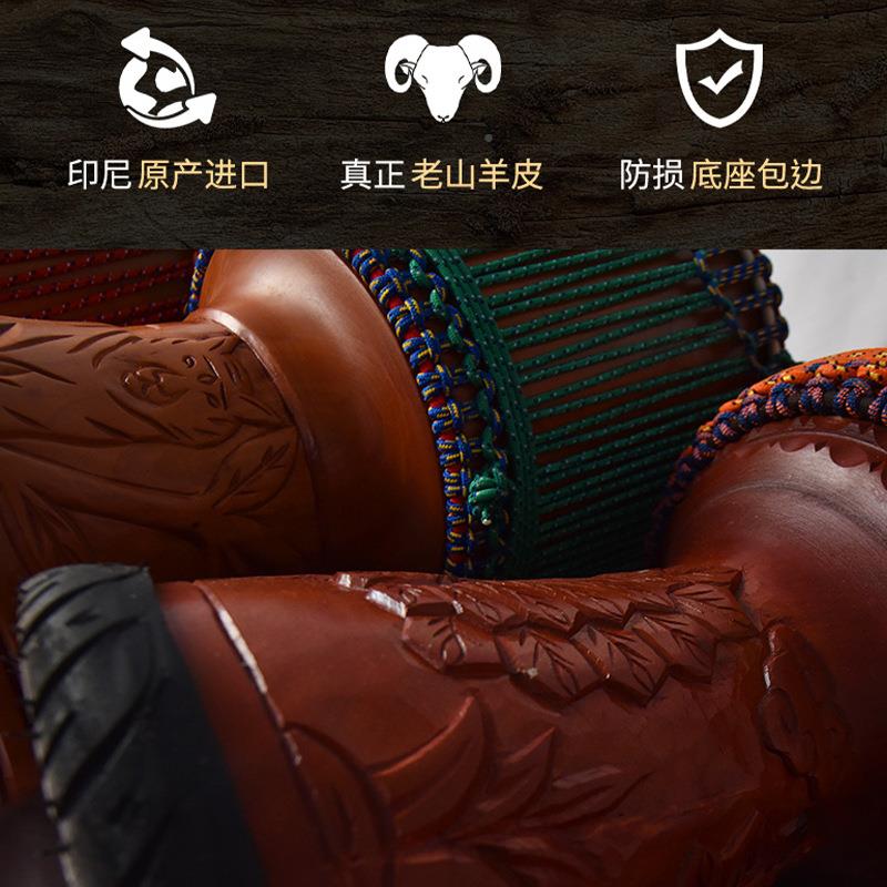 ARTTMAX 非洲鼓鼓专鼓手工大师鼓翻列皮鼓系10寸1业2寸丽江手羊皮