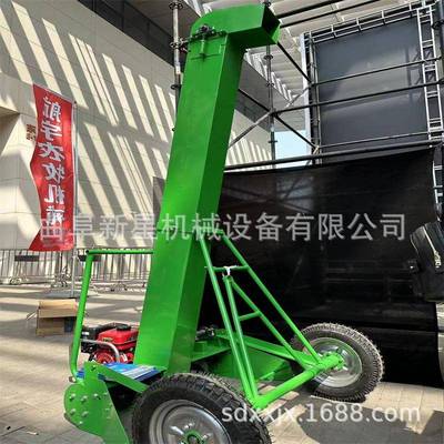 供应马高升式载粮机 炮螺旋蛟龙提车粮食颗粒吸装170车机 路收粮