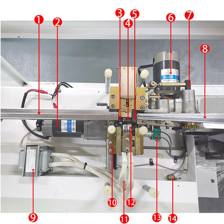 永创MH-X301全自动打包机烫头变压器导轨刹车线圈电机捆扎机配件