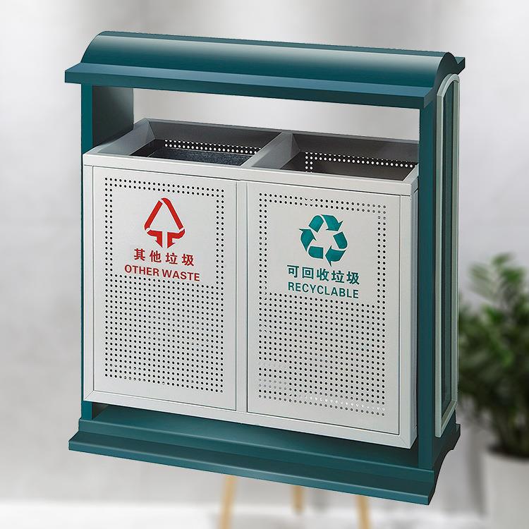 AL547574南方户外多果皮街箱GPX-1分3外8游乐围场户外类垃圾彩桶