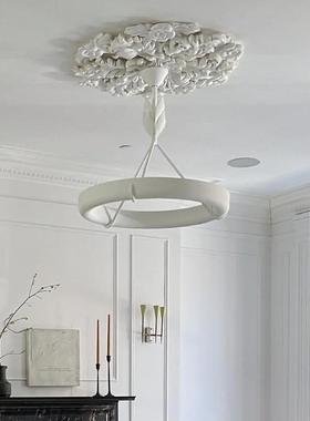 Ath简ena法式29331奢石膏客厅轻吊灯现代约厅设师创意复古餐灯计