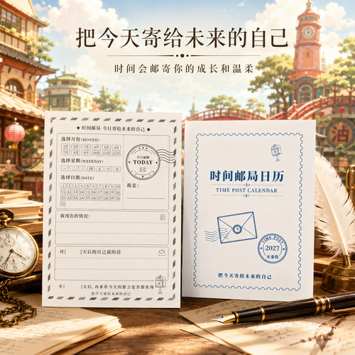 时间邮局2027创意日历便签本