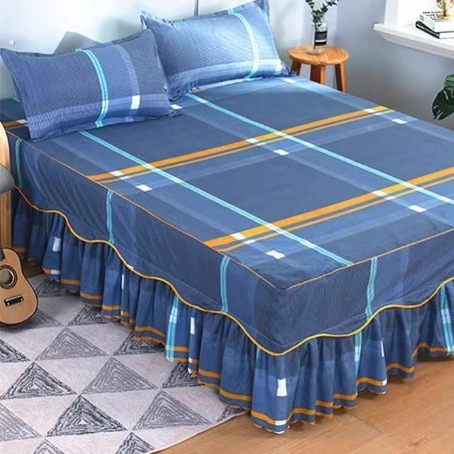 防滑床裙单件防尘床罩款床围裙席梦思床套罩1.8米1.5床单床笠