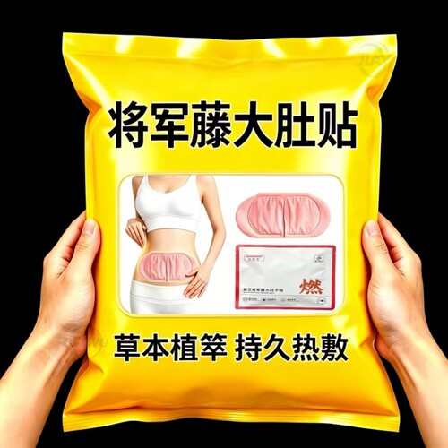 将军藤自发热蒸汽腰腹热敷贴