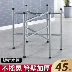 圆桌折叠桌子腿支架台脚大板支架台架定制饭桌架子折叠餐桌支架