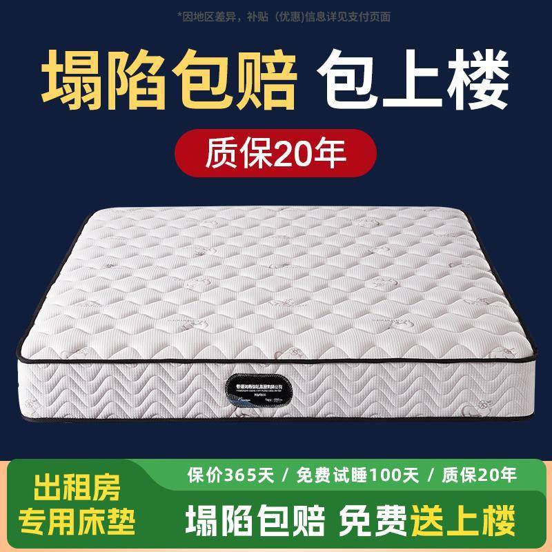 席梦思乳胶床垫软垫家用卧室椰棕硬垫子租房专用冬季加厚20cm保暖