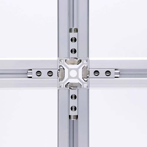 【原创设计】铝型材滑块连接件｜快速内置隐藏连接件无需打孔攻丝